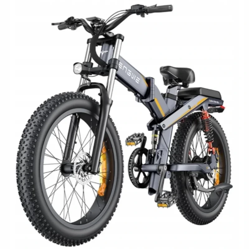 ENGWE X24 1000W 48V 19,2AH Pojedynczy akumulator 24 cale 25KM/h 100KM 32,5KG Potrójne zawieszenie Składany rower elektryczny - cheetahwheel 1