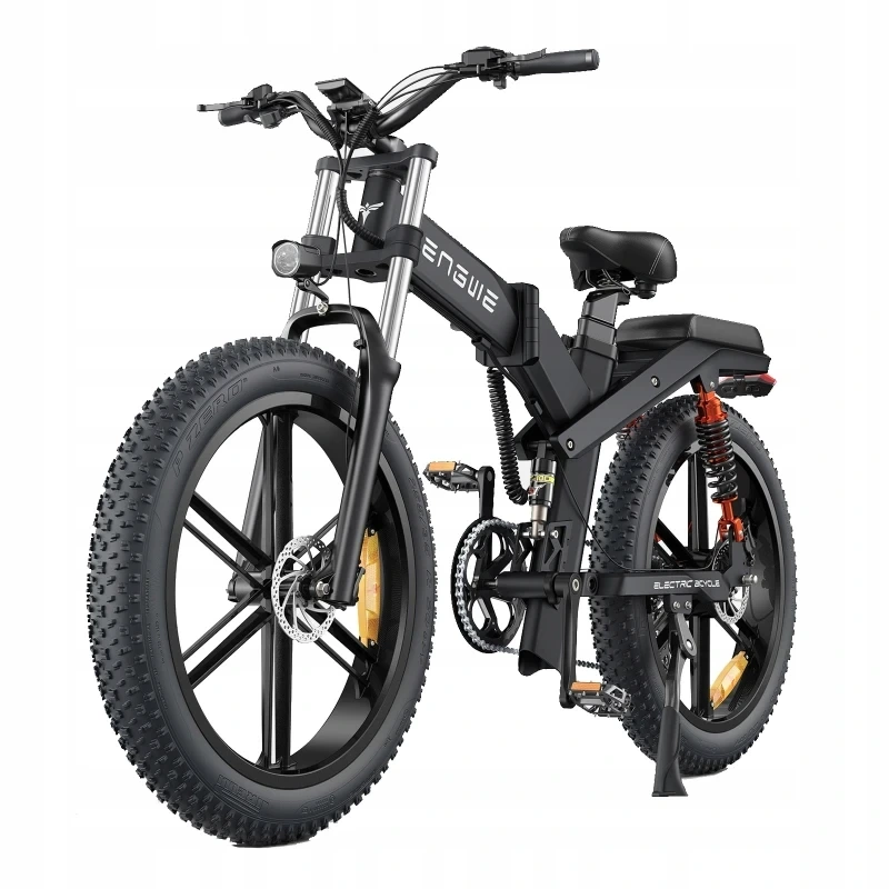 ENGWE X26 1000W 48V 29.2 AH 50 KM/h 26 Inch 150 KM Shimano 8 Gears 38.5KG Triple Suspension Foldable E-bike 1