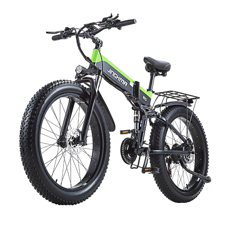JINGHMA Elektrofahrrad R5 Hochgeschwindigkeits-bürstenloser Motor 1000 W 48 V 14 Ah faltbares Elektrofahrrad 1