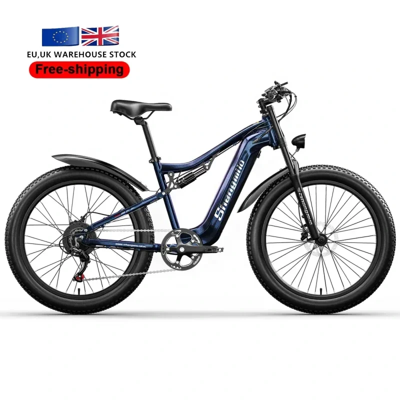 Electric Bike Shengmilo MX03 500W  48V 17.5AH 90km Full Suspension E-bike 1