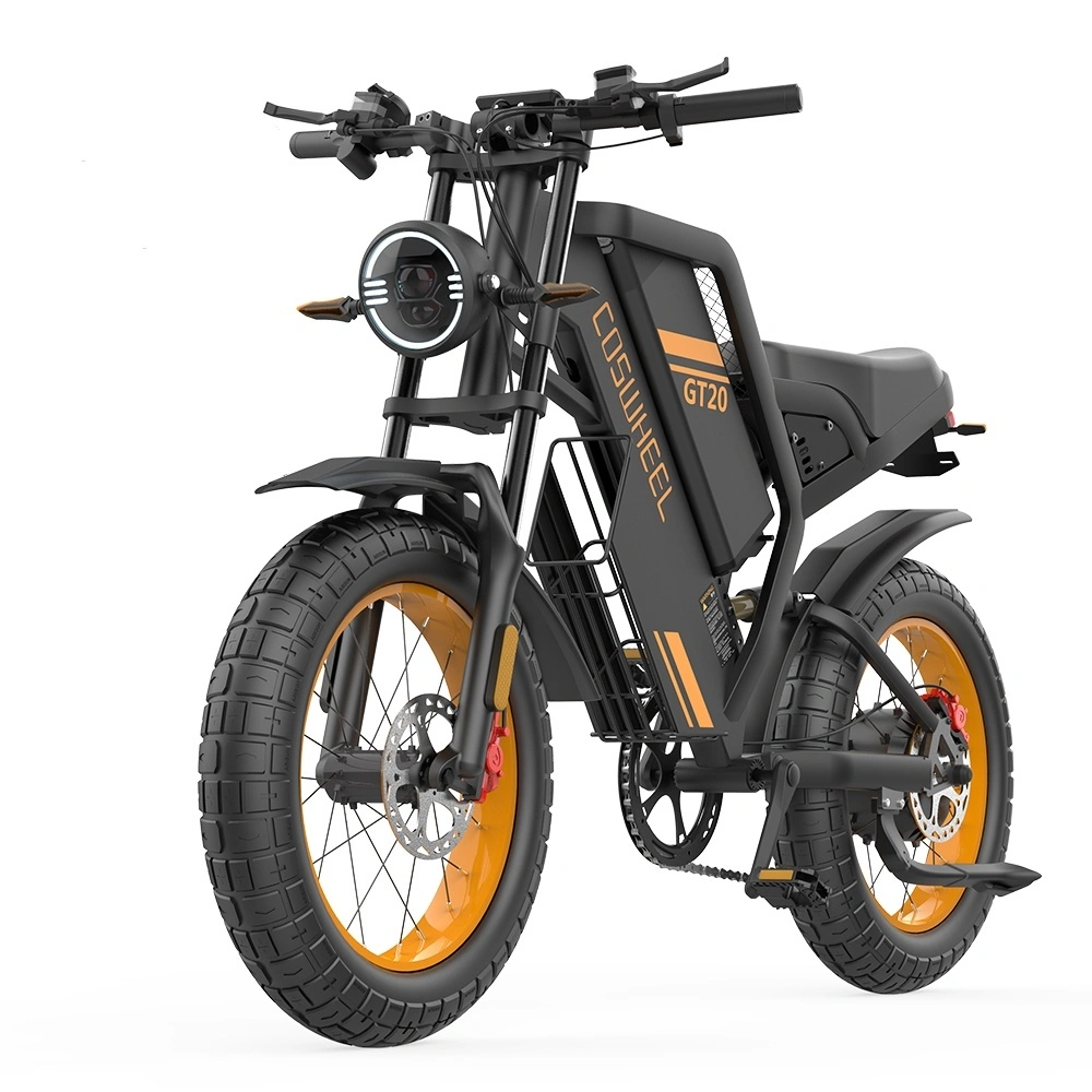 Coswheel GT20 elektromos kerékpár 1000W 48V 25AH váz 20 hüvelykes alumínium kerék 20 fekete 1000W 1