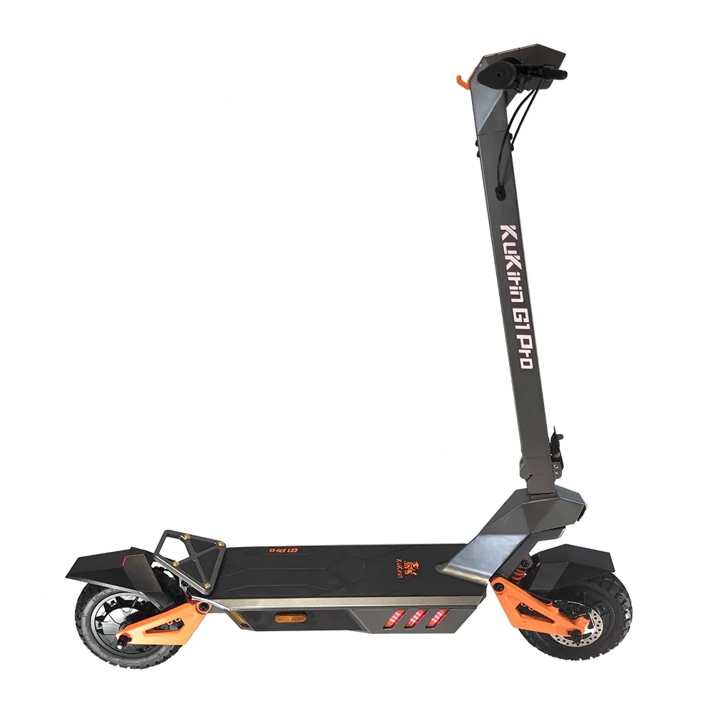 سكوتر كهربائي KuKirin G1 Pro 1600w محرك مزدوج 48V 20.8Ah 50KM / H 70KM طويل المدى قابل للطي 1