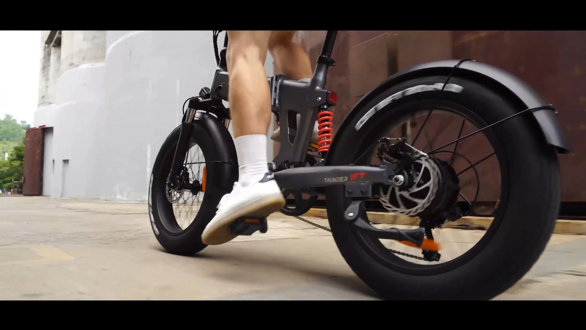 5th wheel EB06 Electric Fat Tire Bike Folding Bicycle 1
