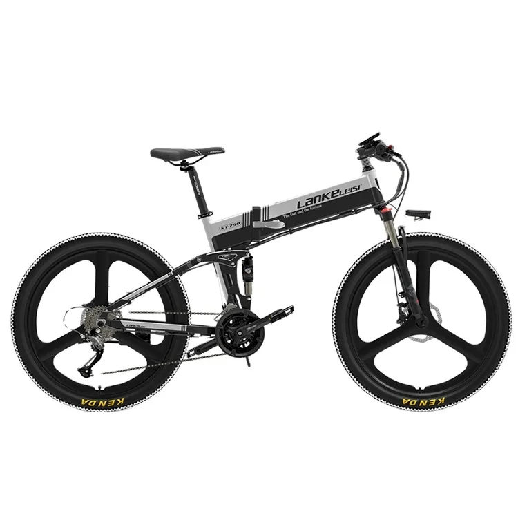 Electric Bike Folding Lankeleisi Xt750s Adult 500W 48V 110KM 35KM/H 27-speed Mountain Ebike Mtb Bicycle 1