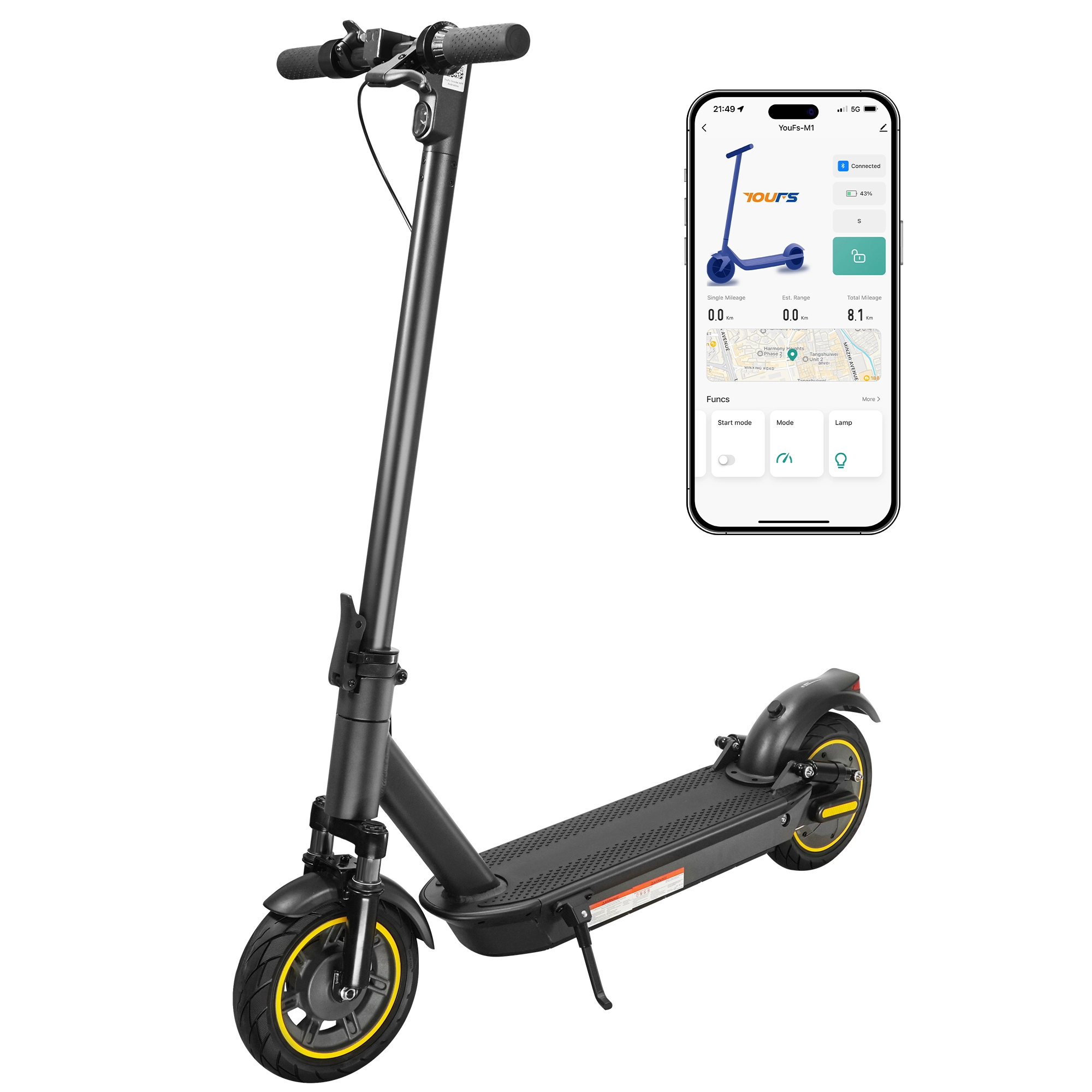 Hulajnoga elektryczna dla dorosłych N6 MAX City Scooter Commuter 1