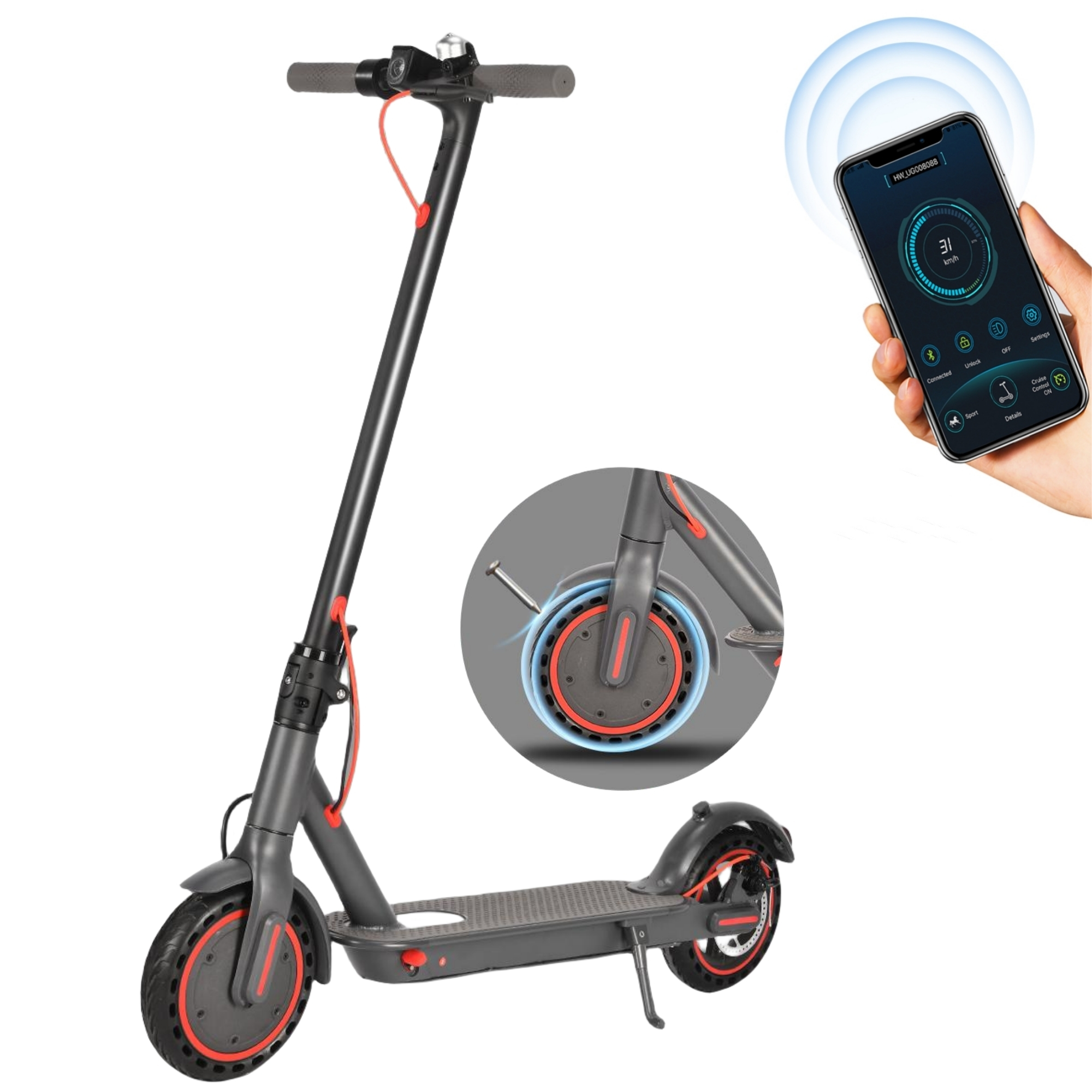 Elektrická koloběžka pro dospělé N7 PRO City Commuter Scooter 1