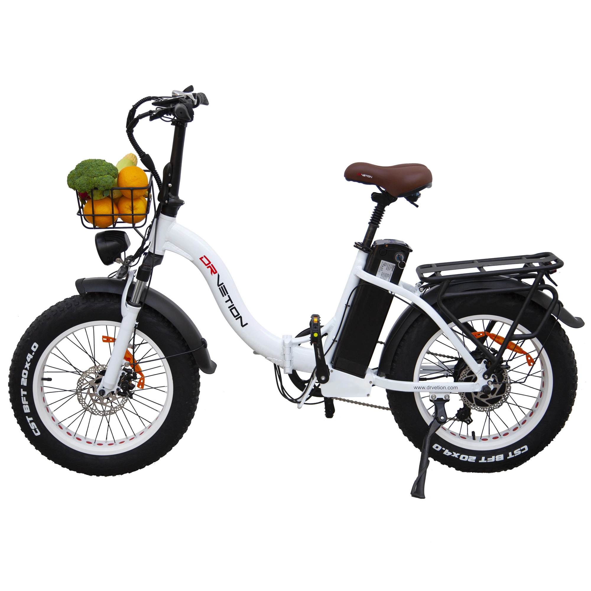 DRVETION CT20 48V Bicicleta electrica Anvelope pliante Fat 1