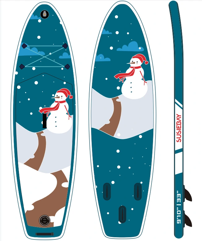 Hiwobang Sneeuwman Opblaasbaar Paddle Board 1