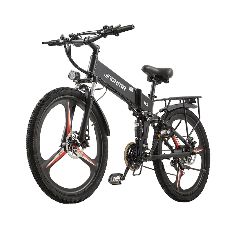 JINGHMA R3 bicicleta eléctrica cuadro M rueda de aluminio 26 negro 800 W 1