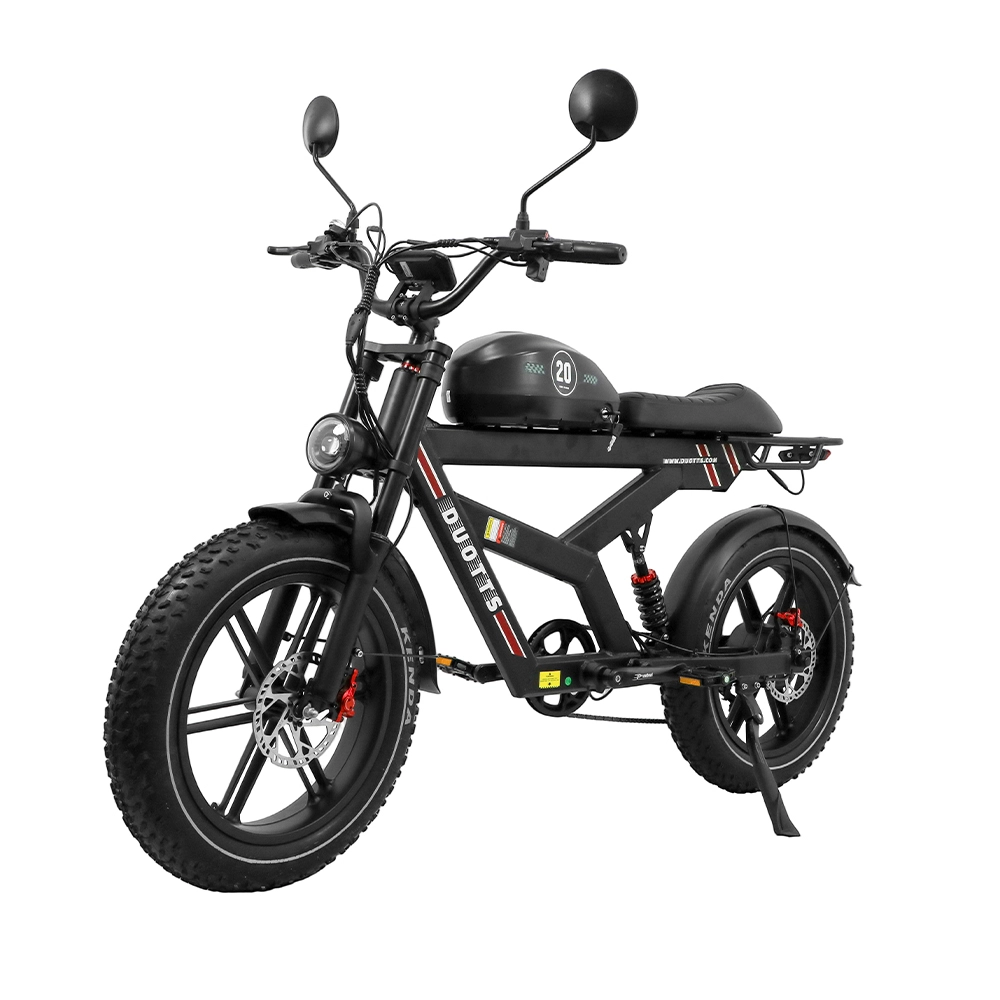 Electric Motorcycle DUOTTS F20 Electric Bike 750W 52V 27AH 20*4.0 Fat Tire APP GPS 1