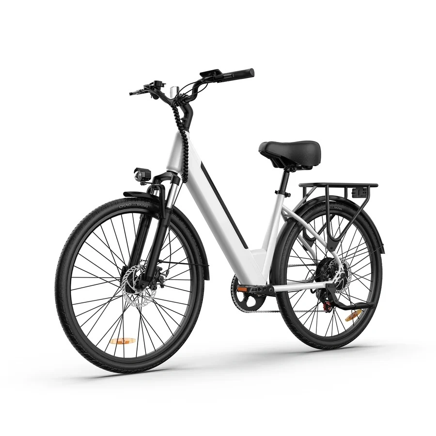 URLIFE 26-Inch City Electric Bicycle Features a 36V 13AH Removable Battery, a 250W 7-Speed Gearbox, And a Aange of 80 Kilometers. 1