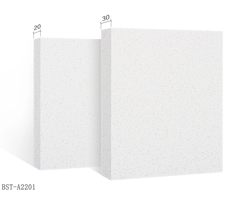Bathroom Vanities With Classic White Quartz Stone Tops 1