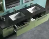 Hotengineered Quartz Manufacturers Dark Grey Color with Vague Patterns Bestone Brand 3