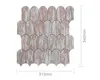 Marble Mosaic Herringbone Tile Wall and Floor - - Bestone 3