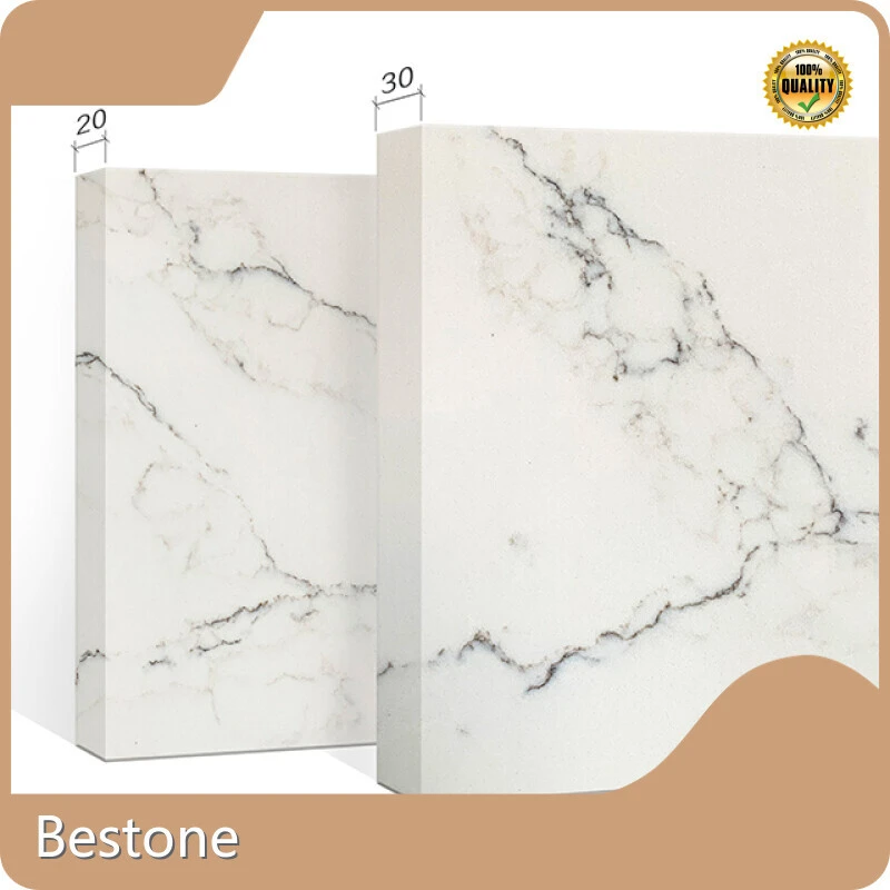 Calacatta Quartzite Slab Polish / Matt / Leather - - Bestone 1