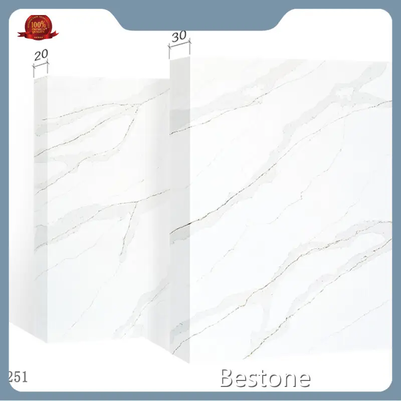 Calacatta Alabaster Quartz 3200x1600mm / 3000x1400mm Bestone 1