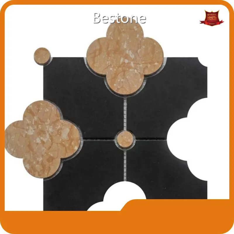 Wholesale Marble Mosaic Herringbone Tile Bestone Brand 1
