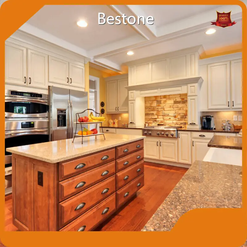 Engineered Stone Countertops White & Grey - - Bestone 1