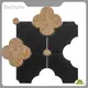 Marble Mosaic Herringbone Tile 200x200mm Bestone Company 1