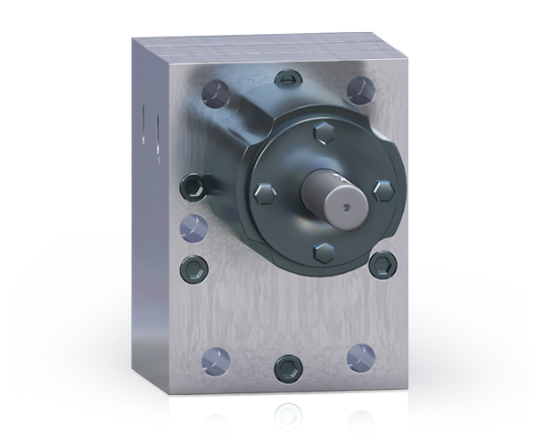 Bomba dosificadora de giro de precisión resistente a altas temperaturas con control PLC Bomba dosificadora de engranajes de fibra química de alta viscosidad micro 1