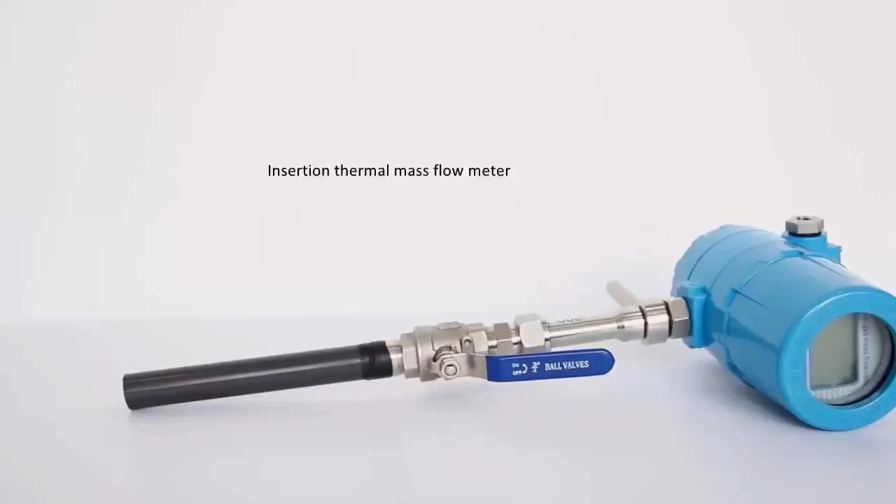 Misuratore di portata massica di gas termico SS316L di precisione 1,0% di alta qualità 1