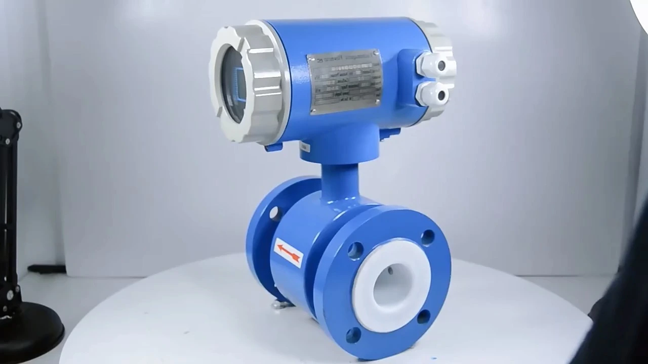 Shanghai Cx-DN6 0,06-0,6 M3/H Sensore di flusso di scarico digitale Misuratore di portata elettromagnetico per acque reflue conduttive di acqua liquida 1
