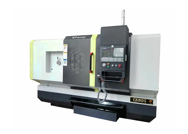 مخرطة CNC للقطع الثقيل ذات سرير مسطح CK80S 1