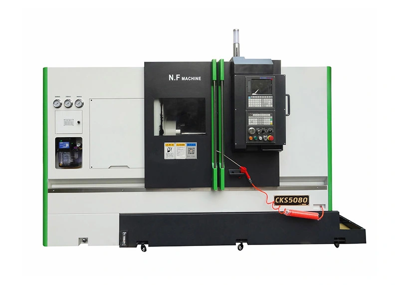 Torno CNC automático para serviços leves com caixa de engrenagens CKS5080 1