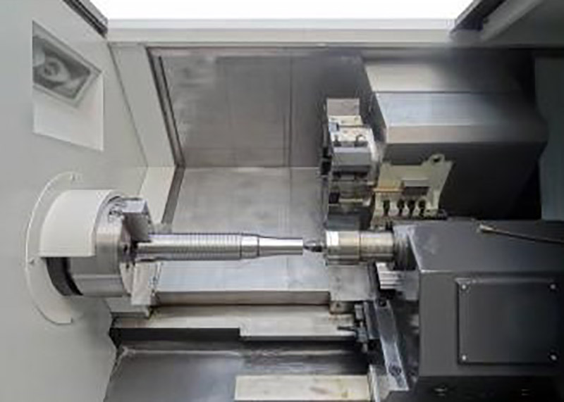 Automatic Light duty CNC Lathe with Gearbox CKS5080 3