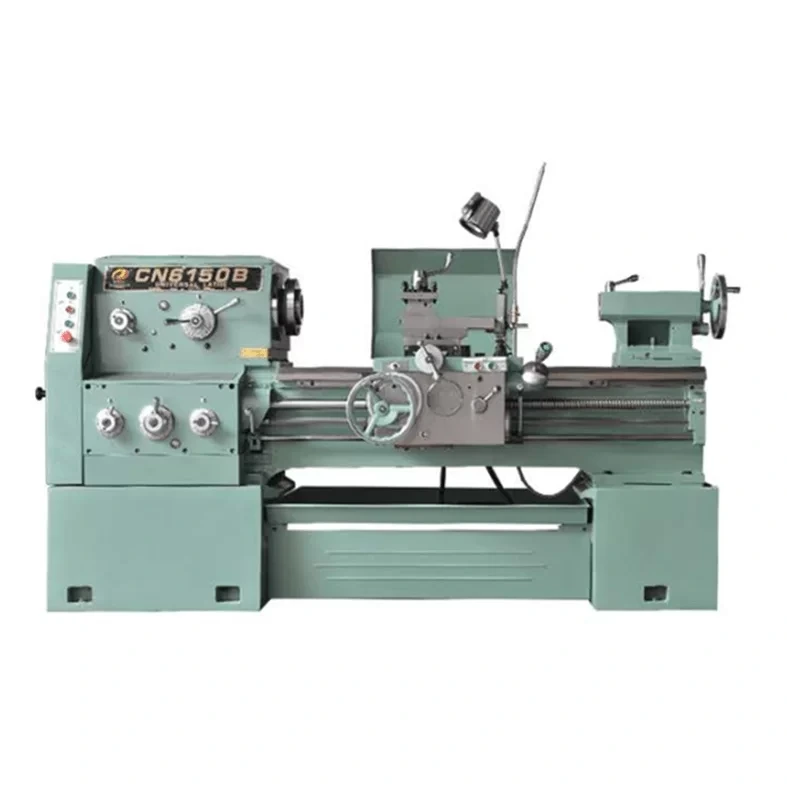 Torno manual giratório de 500 mm sobre sela de cama – comprimento de usinagem de 1500 mm 1
