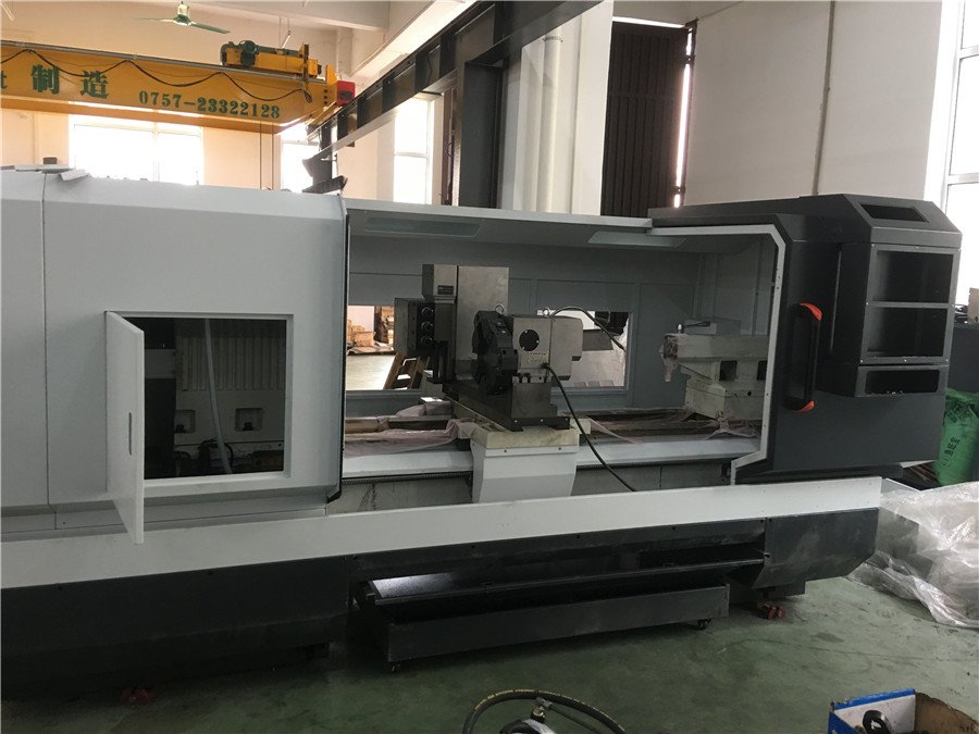 560mm swing over bed CNC lathe –1000mm machining length-Manual Lathe Machine, Economic CNC Lathe Machine,  Heavy Duty Flat Bed CNC Lathe Machining Center