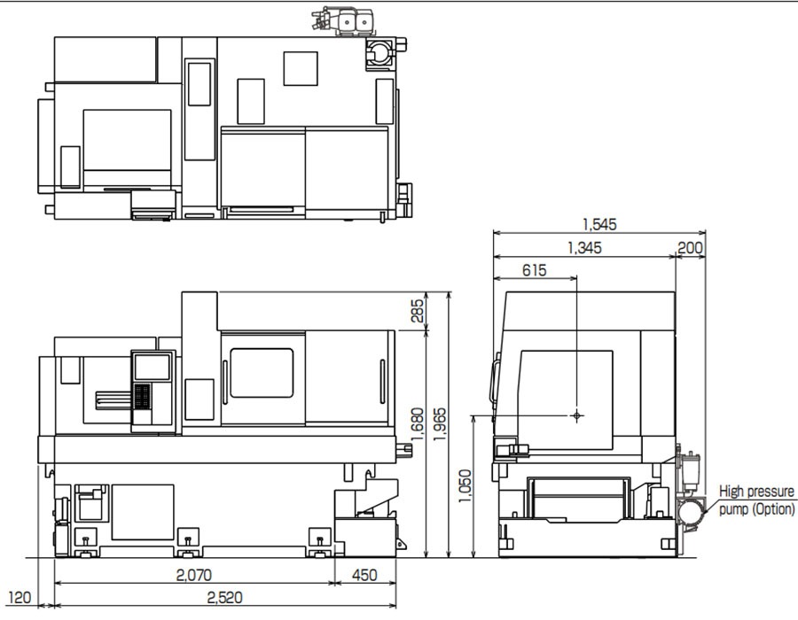 Guangzhou South Lathe Machine Tools Company Limited B0385L-Manual Lathe Machine, Economic CNC Lathe Machine, Heavy Duty Flat Bed CNC Lathe Machining Center