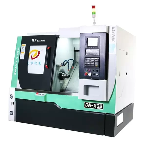 Torno CNC giratório sobre cama de 420 mm CN-X36 1
