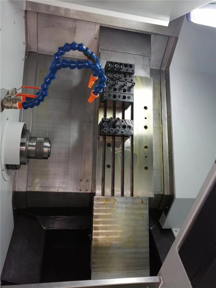 420mm swing over bed CNC lathe –285mm machining length-Manual Lathe Machine, Economic CNC Lathe Machine, Heavy Duty Flat Bed CNC Lathe Machining Center