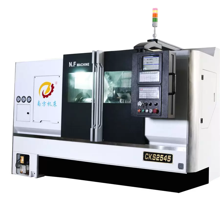 450mm swing over bed CNC lathe CKS2545 2