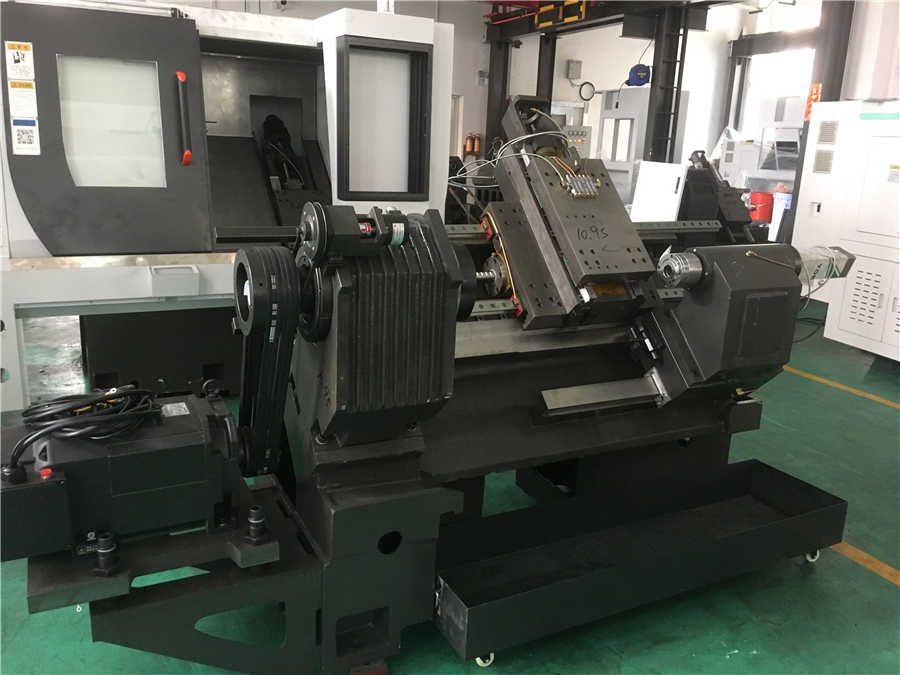 450mm swing over bed CNC lathe –450mm machining length-Manual Lathe Machine, Economic CNC Lathe Machine, Heavy Duty Flat Bed CNC Lathe Machining Center