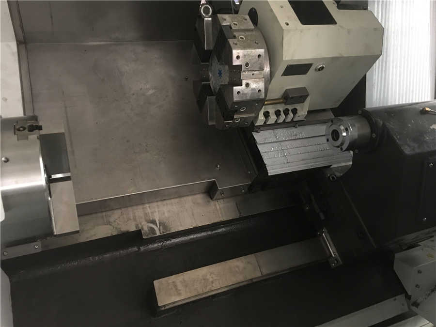 450mm swing over bed CNC lathe –450mm machining length-Manual Lathe Machine, Economic CNC Lathe Machine, Heavy Duty Flat Bed CNC Lathe Machining Center