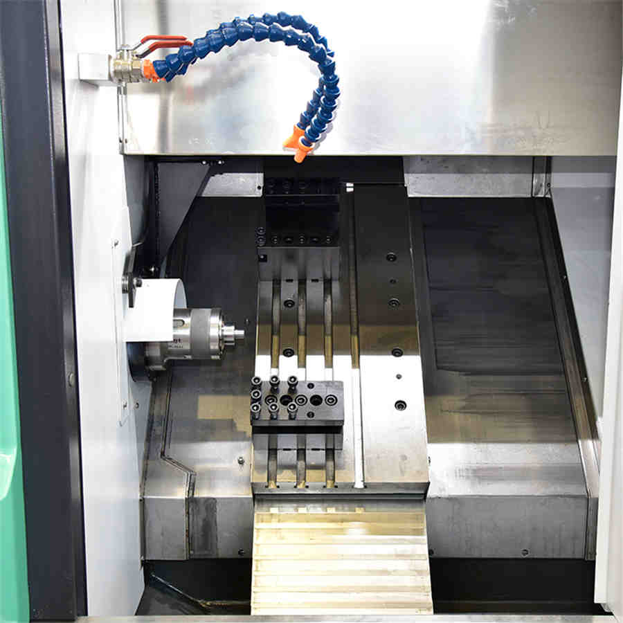 500mm swing over bed cnc lathe machining center-350mm machining length-Manual Lathe Machine, Economic CNC Lathe Machine, Heavy Duty Flat Bed CNC Lathe Machining Center