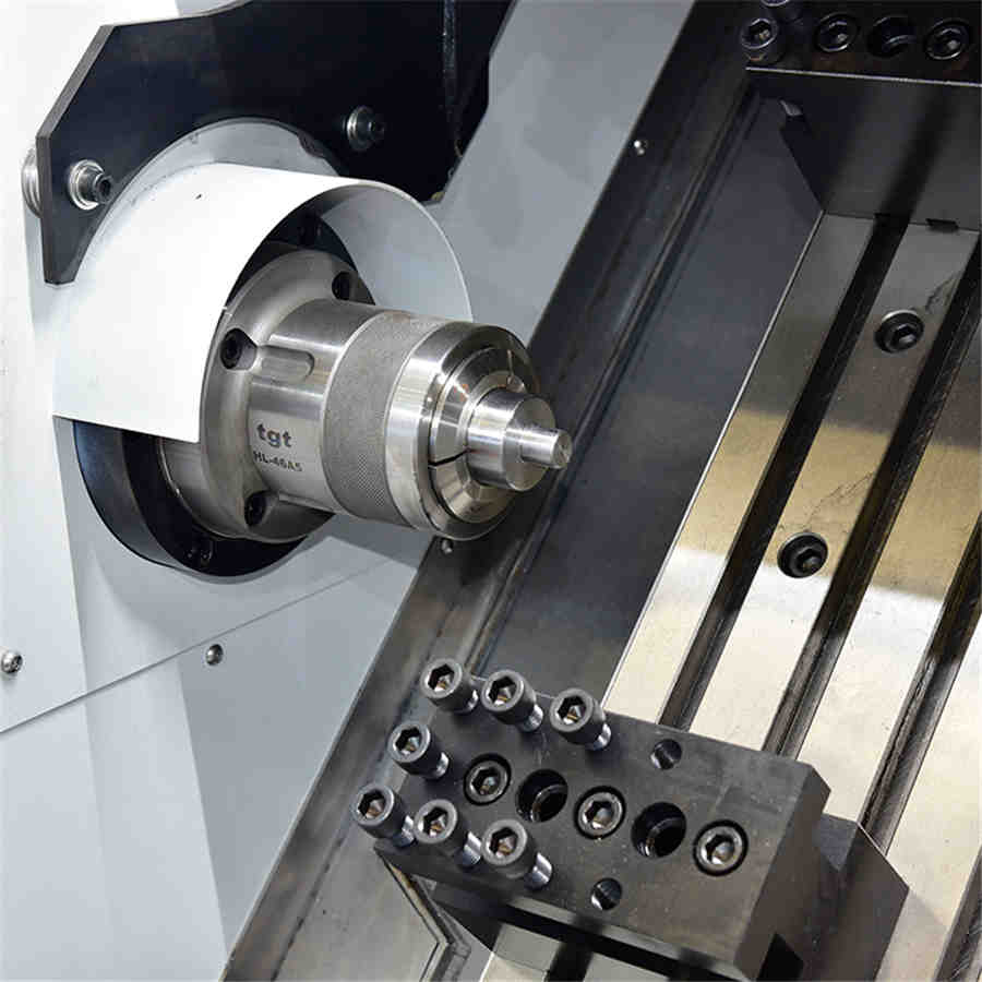 500mm swing over bed cnc lathe machining center-350mm machining length-Manual Lathe Machine, Economic CNC Lathe Machine, Heavy Duty Flat Bed CNC Lathe Machining Center