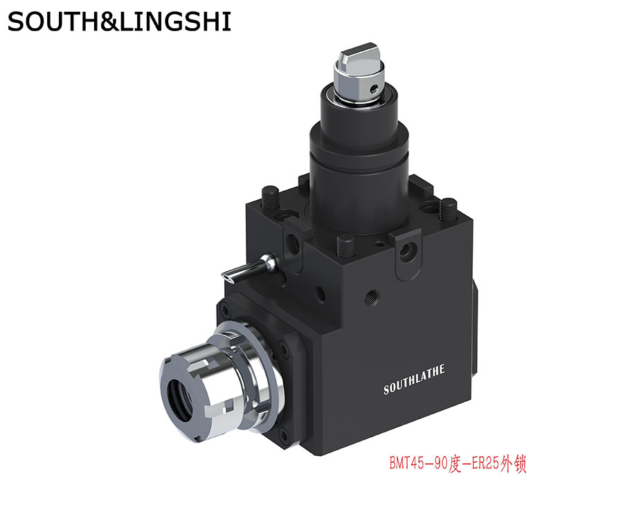 Rotary tool holder BMT45R-ER25-90-Manual Lathe Machine, Economic CNC Lathe Machine,  Heavy Duty Flat Bed CNC Lathe Machining Center