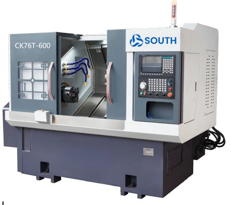 3 axis long travel CNC maching center  with tailstock CK76T-600 1