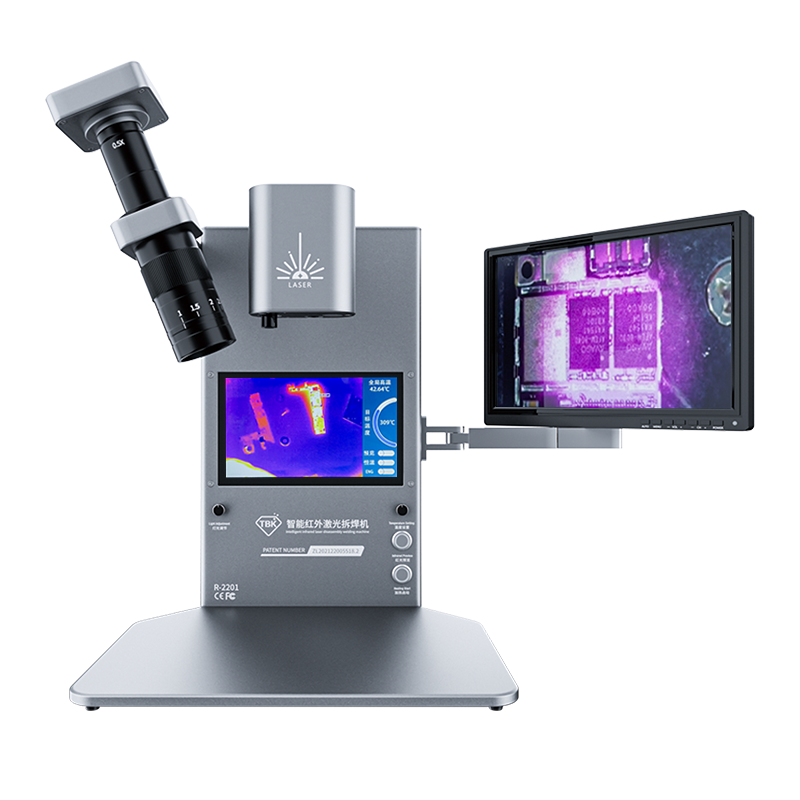 TBK R-2201 : Machine de soudage laser 3 en 1 avec caméra thermique et microscope 4K 2