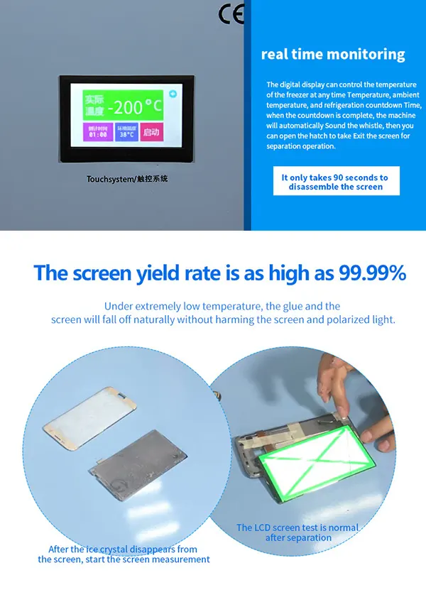 Tbk 578 Mini Desktop Lcd Freezing Separator Provided Manufacturing