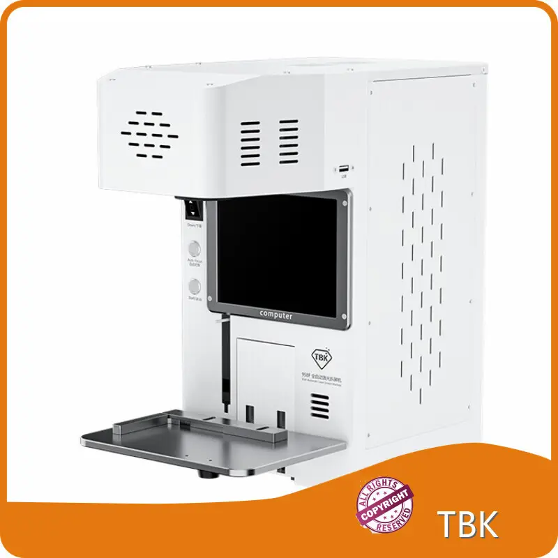 Toplu Malzemeler Cep Telefonu Lazer Kazıma Makinesi PLC, TBK 1