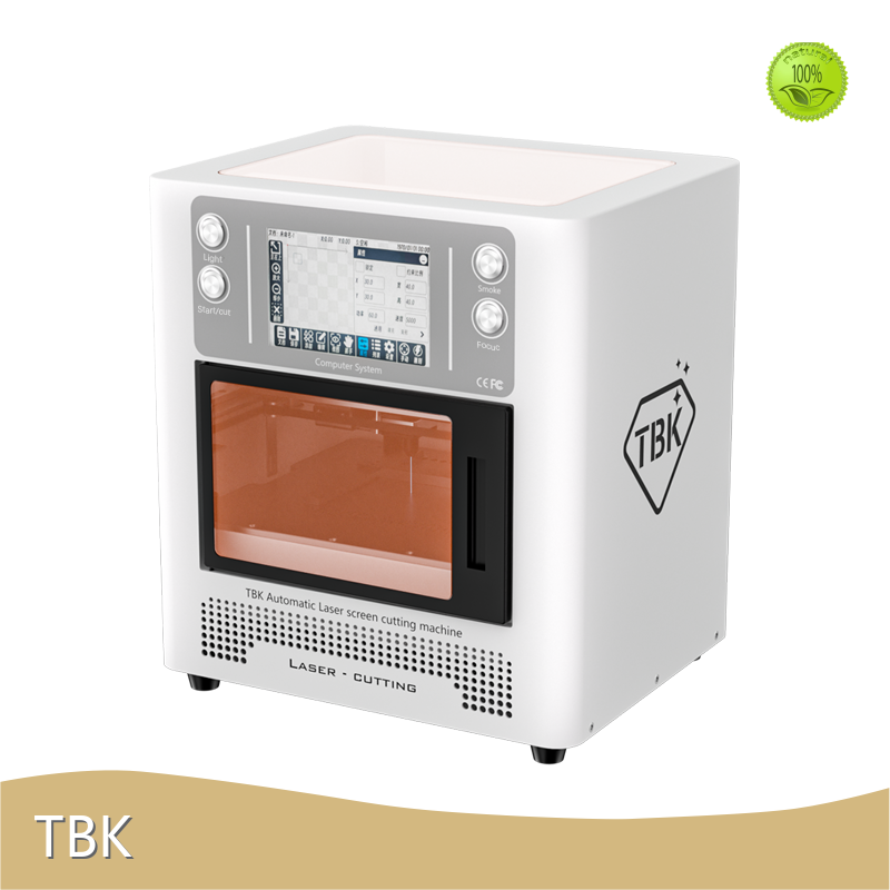 آلة القطع بالليزر لواقي الشاشة PLC - تسليم سريع - TBK 1