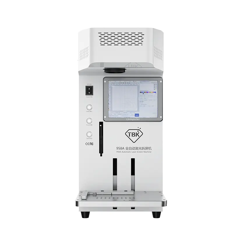 TBK-958A 50W Otomatik Lazer Gravür ve Ayırma Makinesi 1