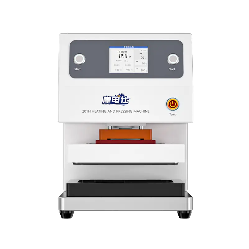 TBK 201H iPhone 12-17 Series Moulds Heating & Pressure Machine – Professional Screen & Back Cover Repair, Silent Compressor, Adjustable Temperature 1
