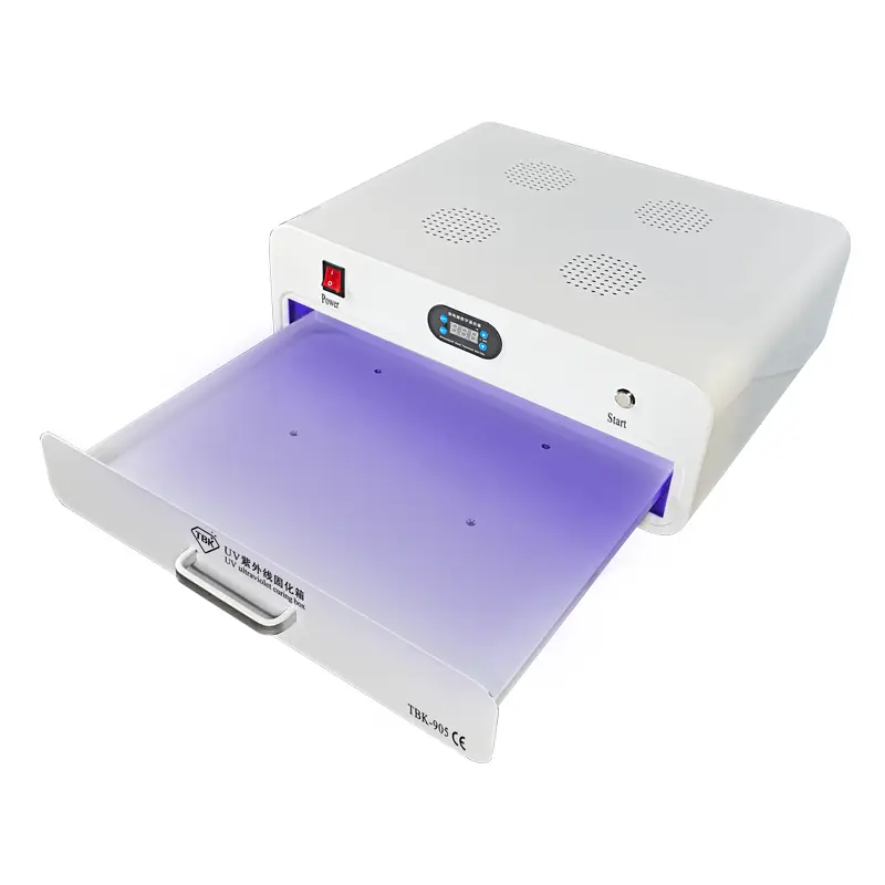 TBK 905A UV Curing Box, 200W High-Power Lamp with Large 230x290mm Area for Professional Factory Phone Screen Repair & OCA Curing 1
