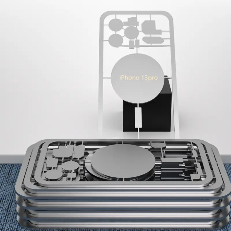 TBK Koruyucu Çelik Sac Seti | Tüm iPhone Lazer Arka Cam Onarımları için 1:1 Hizalama 1
