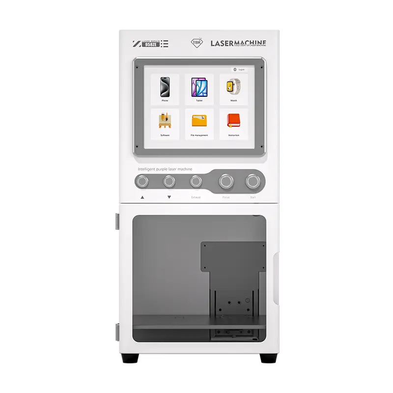 TBK-958ZE — доступный УФ-лазерный станок для удаления заднего стекла с телефона | Ремонт царапин на экране и гравировка по металлу 1